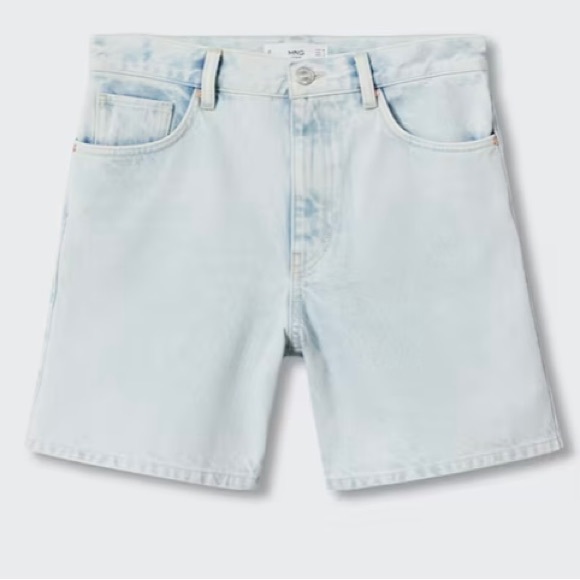 NWT. Straight denim shorts. Size 12. - Picture 4 of 6